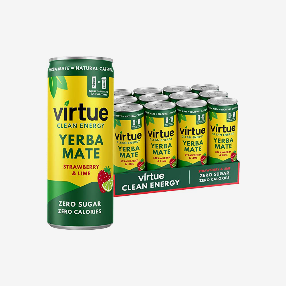 Virtue Yerba Mate - Strawberry & Lime 12 Pack